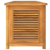 Garden Storage Box with Bag 200x50x55 cm Solid Wood Teak 363274