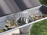 Gutter Leaf Guard 2 pcs Silver 200 mm Stainless Steel 42019392