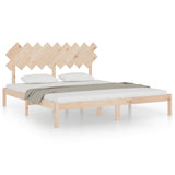 Bed Frame without Mattress 180x200 cm Super King Solid Wood 3104883