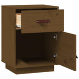 Bedside Cabinets 2 pcs Honey Brown 40x34x55 cm Solid Wood Pine 818312