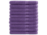 Premium Sauna Towels SOLUND 10 pcs Purple 80x200 cm 600 gsm 137364