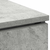 TV Cabinet with LED Concrete grey 100 x 38 x 49 cm 869669