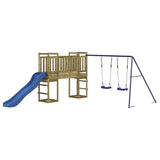 ZNTS Outdoor Playset Impregnated Wood Pine 3155962