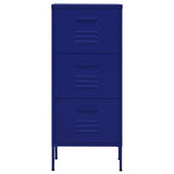 Storage Cabinet Navy Blue 42.5x35x101.5 cm Steel 336181