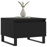 Coffee Tables 2 pcs Black 50x46x35 cm Engineered Wood 830879