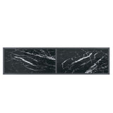 Console Table Black 140x35x75.5 cm Tempered Glass 331697
