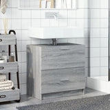 Sink Cabinet Grey Sonoma 59x37x59 cm Engineered Wood 848113