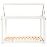 Dog Bed White 111x80x100 cm Solid Wood Pine 822218