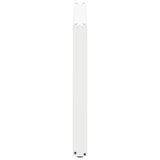Dining Table Legs U-Shaped 2 pcs White 100x cm Steel 4013197