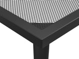 Garden Dining Set Anthracite Steel Large Stackable 3187974