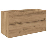 Sink Cabinet with Built-in Basin and Faucet Artisan Oak 3328936