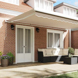 Awning Replacement Fabric Beige 5 x 3 m Polyester 42000564