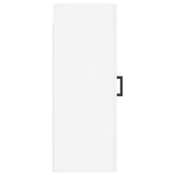 Wall Mounted Cabinet White 34.5x34x90 cm Engineered Wood 830500