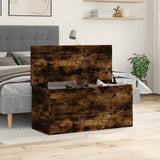 Storage Box Smoked Oak 100x42x46 cm Engineered Wood 840664