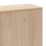 Bookcase Bed without Mattress 200x200 cm Solid Wood Pine 3321548