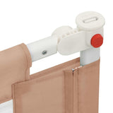 10216 Toddler Safety Bed Rail Taupe 90x25 cm Fabric