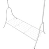 Clothing Rack White Steel 242999