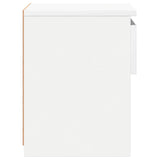 Bedside Cabinets 2 pcs White 40x30x39 cm Engineered Wood 803444