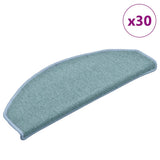 Stair Mats 30 pcs 65x24x4 cm Sea Blue Half Round Large 3365758