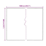 Clear Tarpaulin with Eyelets 8x10 m Polyethylene 4018578