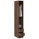Wardrobe Brown Oak 30x50x200 cm Engineered Wood 3307744
