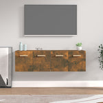 Wall Cabinets 2 pcs Smoked Oak 60x36.5x35 cm Engineered Wood 3115633