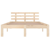 Bed Frame without Mattress Solid Wood 140x200 cm 814754
