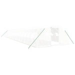 Greenhouse with Steel Frame White 72 m² 18x4x2 m 3188079