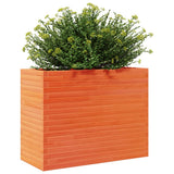 Garden Planter Wax Brown 90x40x68.5 cm Solid Wood Pine 3282491