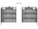 Bathroom Cabinet Set 5 pcs Grey Sonoma Engineered Wood 3406396