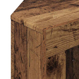 Corner LED TV Cabinet 100x40x68cm Old Wood Engineered Wood 889793