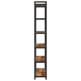 Bookshelf Smoked Oak 80 x 30 x 189.5 cm Engineered Wood 868409