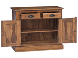 Storage Cabinet Natural 65 x 30 x 75 cm Solid Teak Wood 42017953