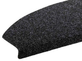 Self-adhesive Stair Mats 15 pcs Black 80 x 24.5 x 3.5 cm 42038666