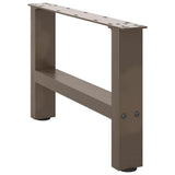 Coffee Table Legs Natural Steel 2 pcs 50x cm Steel 4013263
