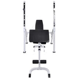 Workout Bench with Weight Rack, Barbell and Dumbbell Set 120 kg 275376