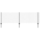 Fence and Post Grey 0.8 x 25 m Steel 3336275