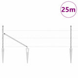 Welded Wire Fence with Spikes 25 x 0.4 m 3353363