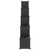 ZNTS Storage Cube Organiser with 15 Cubes Black PP 340545