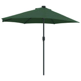 Garden Parasol Green 294 x 150 x 224 cm Polyester and Steel 42003268