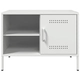 TV Cabinet White 68x39x50.5 cm Steel 843004