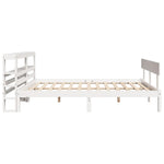 Bed Frame without Mattress White 120x190 cm Small Double Solid Wood Pine 3305789