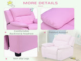 Kids Sofa Armchair Toddler Recliner Children's Chair Lounger Games Chair PU Leather w/ Storage T3398P348593