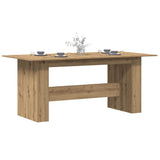 Dining Table Artisan Oak 180x90x76 cm Engineered Wood 855845