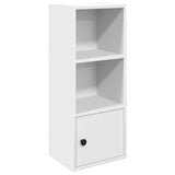 Bookcase White 31x24x77 cm Engineered Wood 860328