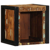 ZNTS Bedside Cabinet Multicolour 40x35x40 cm Solid Wood Reclaimed 4015958