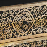 Bedside Cabinet 50x33x60 cm Solid Wood Mango 358222