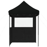 Party Tent Folding Black 200 x 200 x 306 cm Oxford Fabric 42023528