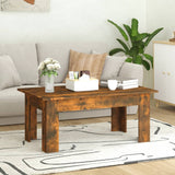 ZNTS Coffee Table Smoked Oak 100x60x42 cm Engineered Wood 815426