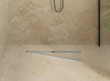 360&deg Shower Drain with Slim Model Silver 60 cm 42015986